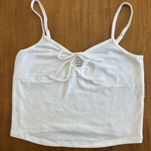 Gilly hicks white crop tank top
